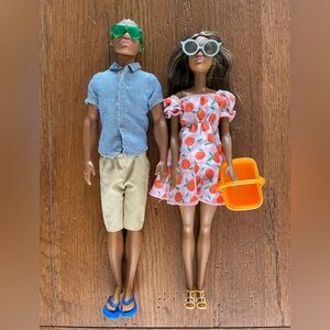 Barbie and Ken Doll Set with Accessories